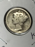 Mercury Silver Dime 1920 D Key Date