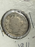 Liberty Nickel 1911 Nice Very good++