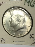 Kennedy Silver Half 1969 Gem B U Blazing Satin White