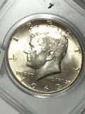 Kenendy Silver Half Dollar 1969 Gem B U Blazing Frosty White