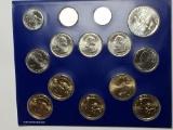 U S A Mint Set 2014 P Large Set 14 Coins With 5 Dollars And 5 Quarters 