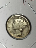 Mercury Silver Dime 1936 S Better Grade extra fine+