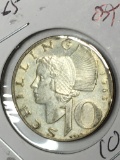 Austria 10 Shillings Silver Coin