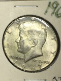 Kennedy Silver Half 1967 Uncirculated Toner