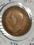 Large Penny Great Britain 1938 Better Grade A U+