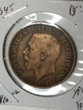 Great Britain 1918 Large Penny Great Condition Extra fine+