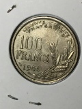 France 100 Francs A U++ 1955 Nice Beautiful Coin
