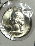 Washington Silver Quarter 1960 D Gem B U Mega High Grade