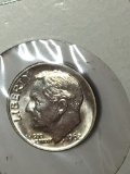 Roosevelt Silver Dime 1962/62 Gem B U  D D O Double Date Blazing White
