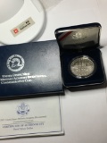 West Point 2002 Silver Dollar Proof Original Mint Packaging Nearly Oz Silver Military Academy Coin