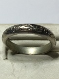 Sterling Silver Vintage Wedding Band 4+ Grams Sterling Scrap