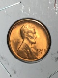 Wheat Cent 1948 S Gem B U Red D D O 8/8 From Original bank wrapped roll Blazing High Grade