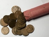 Wheat Cent Roll 50 Coins Unsearched Old Paper Wrapper