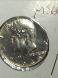 Kennedy Silver Half 1965 Gem B U Blazer