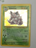 Nidoking Pokemon Card Stage 2 Holo Mint 10? $$$ Rare Card In Top Loader 11/102
