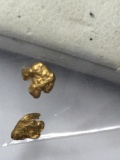 Gold Nuggets Alaskan High End 22kt+ Yellow .155 Grams 