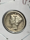 Mercury Silver Dime 1924 Better Grade