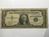 Silver Certificate 1 Dollar Bill Rare Star Note 1957