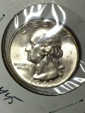 Washington Silver Quarter 1941 Key Early Year Blazing White High Grade