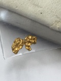 Gold Nuggets Alaskan 22kt Top End Yellow .14 Grams Chunky