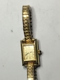 Bulova Antique Gold Watch Very Old Piece Quartz Movements