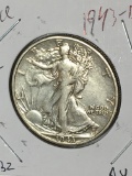Walking Liberty Half 1943 D  A U++ Nice Coin