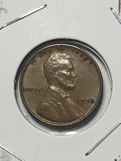 Lincoln Wheat Cent 1935 Uncirculated Nice Color