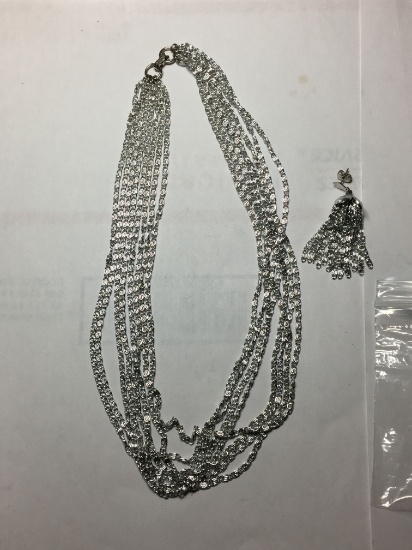 Sterling Silver Vintage Necklace 18+ Grams