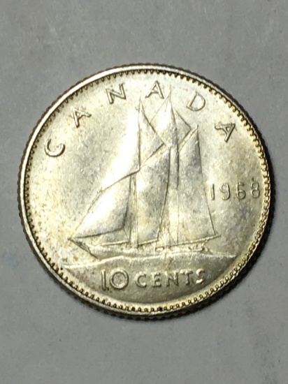 1968 Canada 10 Cent