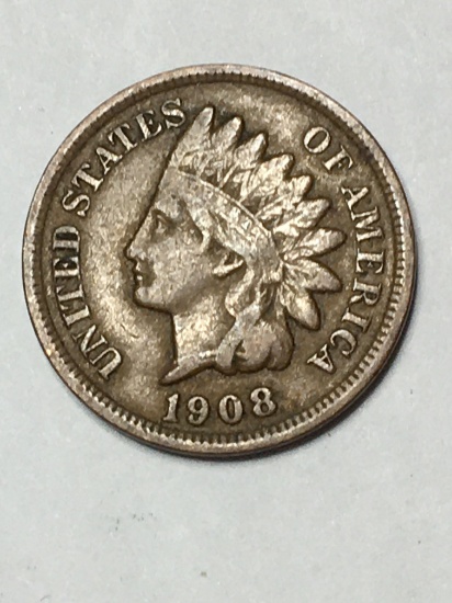 1908 Indian Head cent