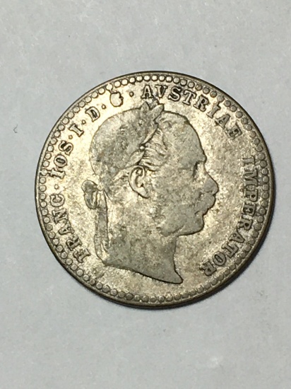1870 Austria 10 Kreuzer