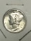 1938 D Mercury Dime