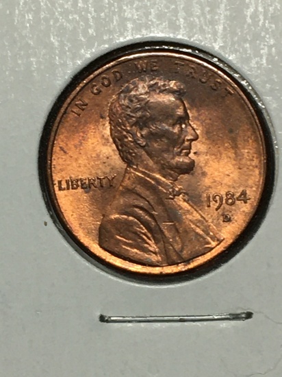 1984 D Lincoln Memorial Cent