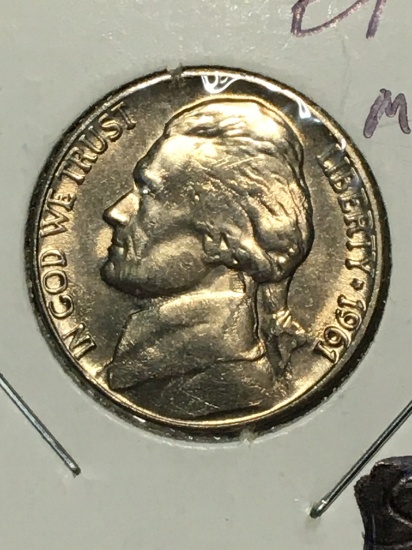 1961 D Jefferson Nickel