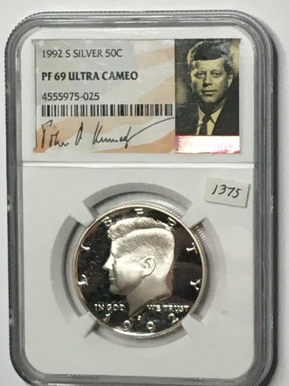1992 S Kennedy Half Dollar