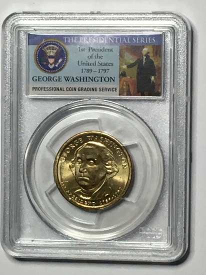 2007 D Presidential Dollar Washington