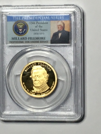 2010 S Presidential Dollar M. Fillmore