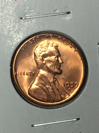 1959 D Lincoln Memorial Cent