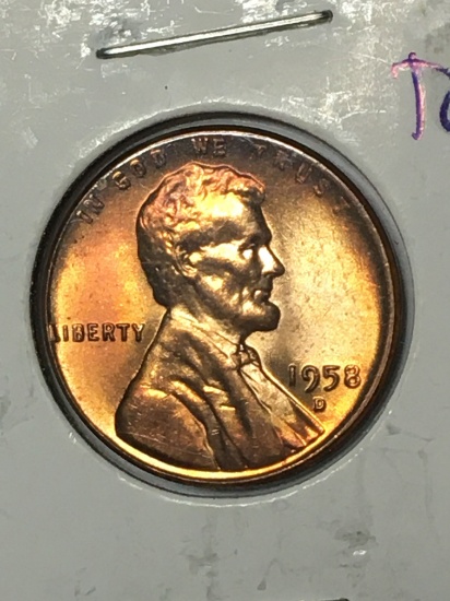 1958 D Lincoln Memorial Cent