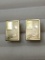 18kt Gold Layered Vintage Cuff Links