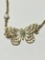 24 Kt Gold Layered 925 Sterling Silver Butterfly Bracelet High End Designer