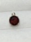Ruby 10 Kt Yellow Gold Pendant Pure 10 Kt With Natural Top End Madagascar Red Ruby 1.5+ Cts!