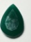 Emerald Natural Earth Mined Glowing Green Tear Drop Cut  Huge 19+ Ct