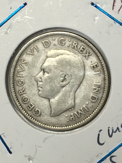 Canada Silver Quarter 1940