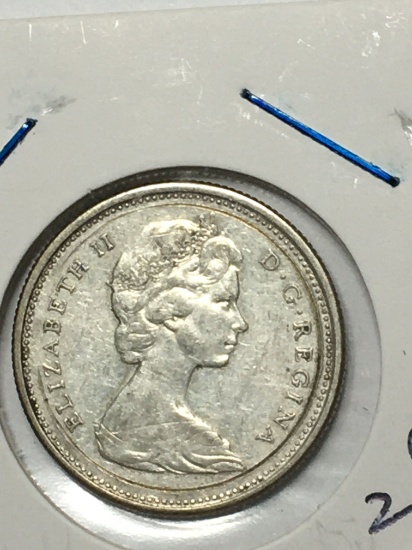 Canada Silver Quarter 1965