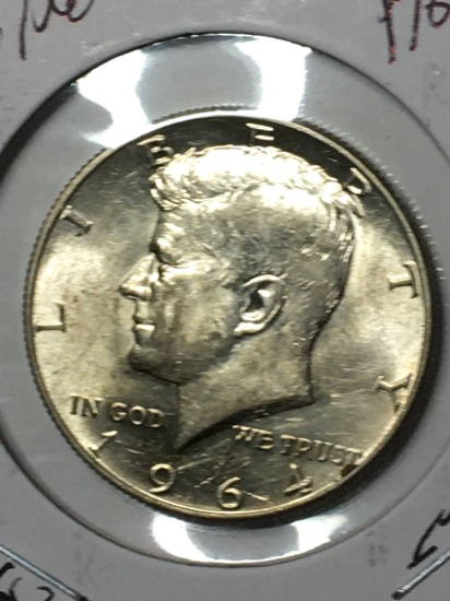 Kennedy Silver Half 1964