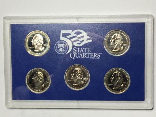 2000 U S A Proof State Quarter Set 5 Coins