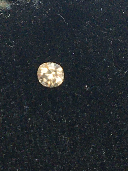 Diamond Round V S+ Natural Untreated .265 Cts Big Stone Sparkly Fire High Brilliance 4mm+