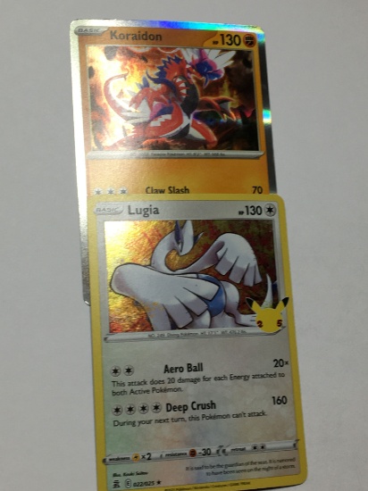Pokemon Card Lot Rare Holos Mint Pack Fresh Lugia And Koraidon