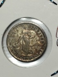 10 Centavos Silver Coin Filipines U S A 1945